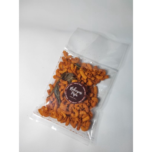 

Makaroni pipa pedas daun jeruk 100gr