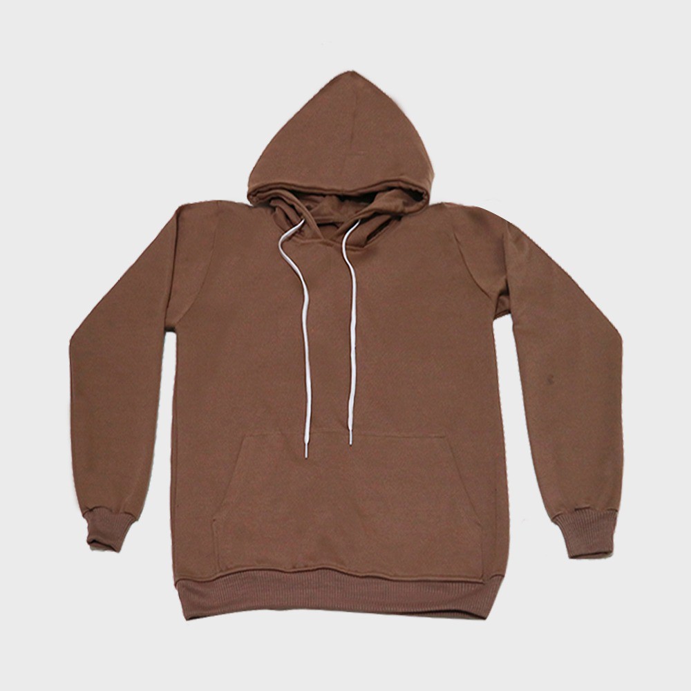 

Hoodie Brown Polos Basic No Label No Tag
