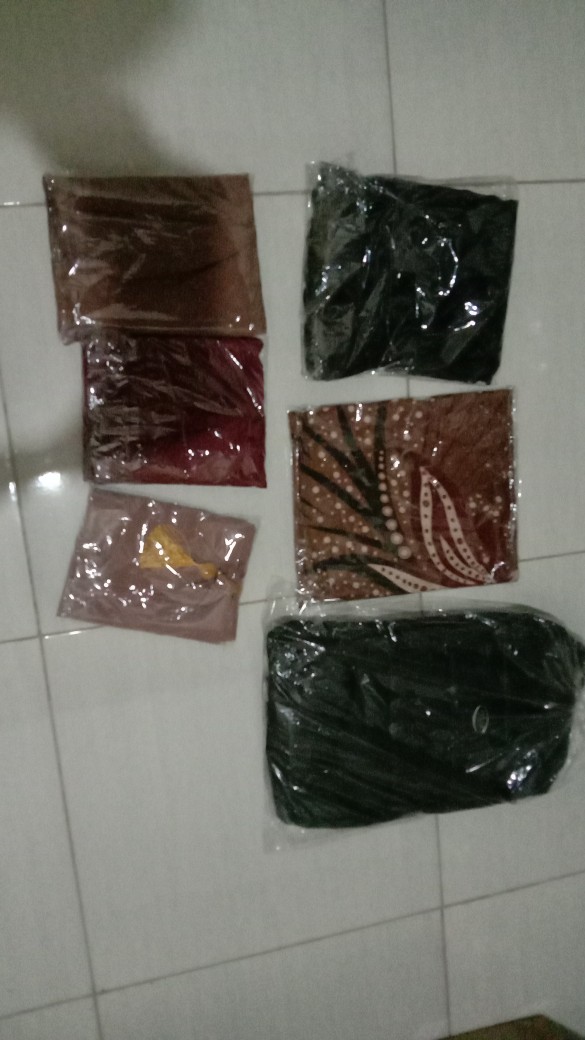 Ada Anak & Ready 6 Warna - Batik Couple Zhalfa Tulle Mutiara Mix Ceruti Payet