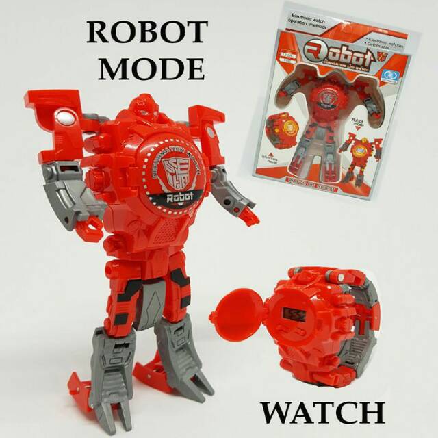 Jam Tangan Anak-Anak Unisex Mode Robot
