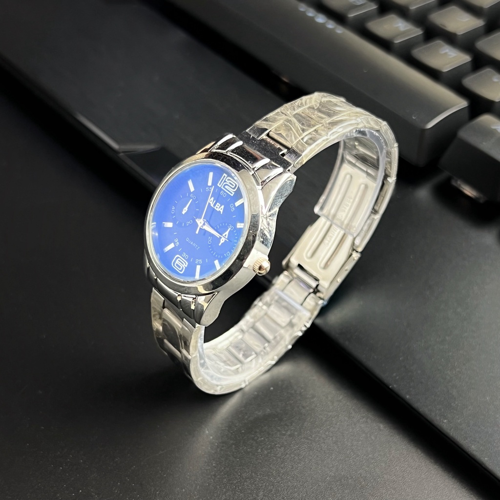 ✅COD JAM TANGAN COUPLE ALBA RANTAI GROSIR IMPORT PRIA WANITA PASANGAN MURAH PREMIUM C71