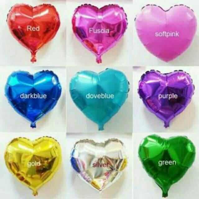 Balon Hati/Balon Foil Hati