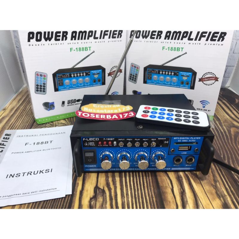 POWER AMPLIFIER BLUETOOTH F-188BT/ POWER AMPLIFIER MINI / AMPLIFIER Bluetooth / karauke