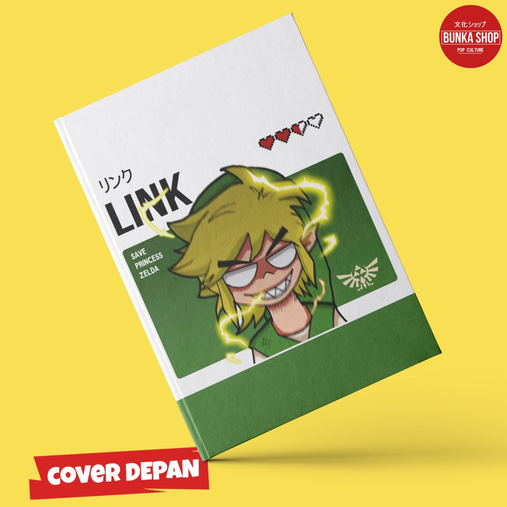 

Note Book Hardcover Game Link Zelda Ukuran A5 Buku Tulis Catatan Note Agenda Planner Jurnal Notebook Gift Couple
