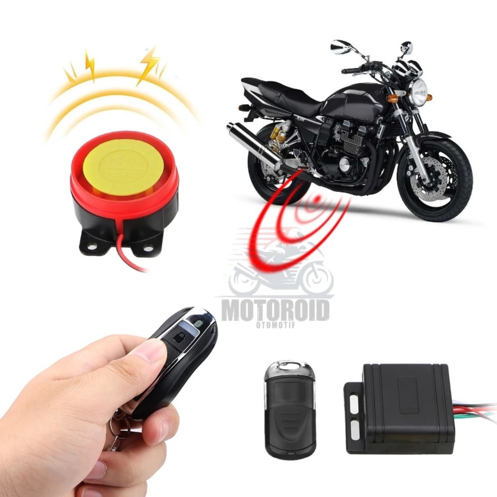 Remote Alarm Xcase Universal Anti Thief 128dB System motorcycle Maling