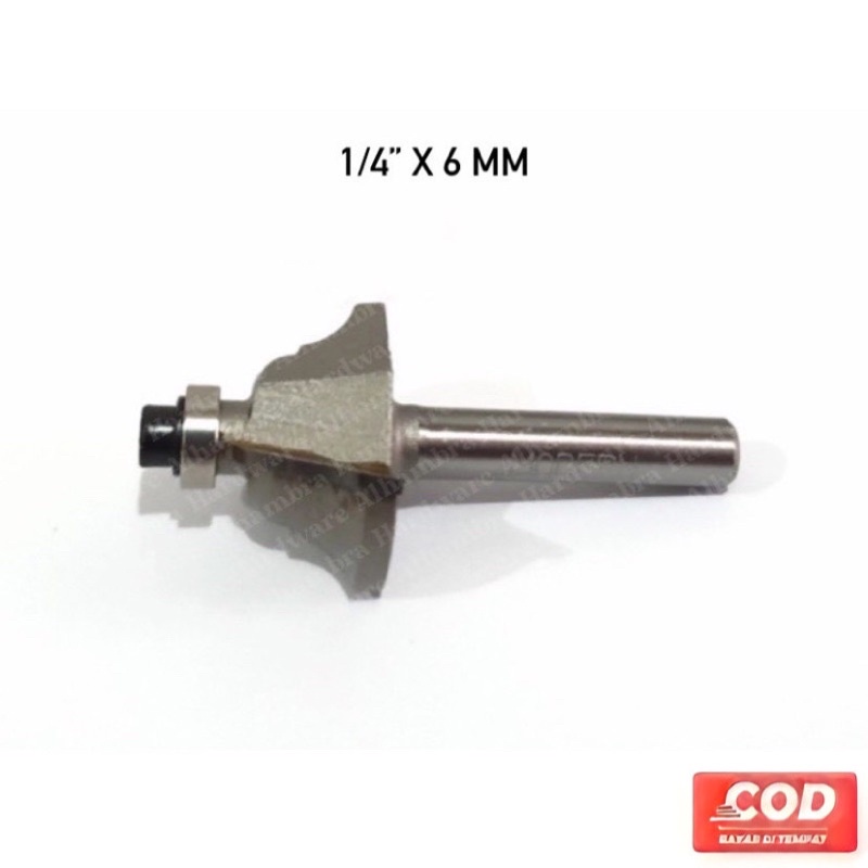 (1/4 x 6 mm) Classical Roman Ogee Bit Mata Pisau Trimmer Modern