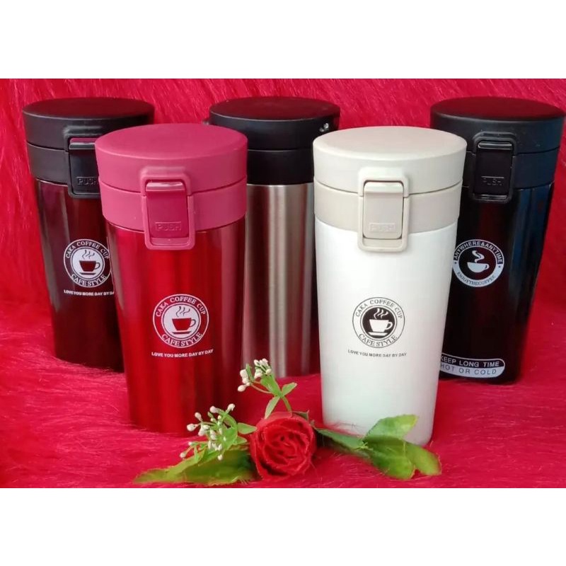 THERMOS COFFEE/TERMOS KOPI/THERMOS COFFEE KOPI AND TEA CUP TERMOS MUG STAINLESS ANTI KARAT TAHAN PANAS/TERMOS AIR PANAS