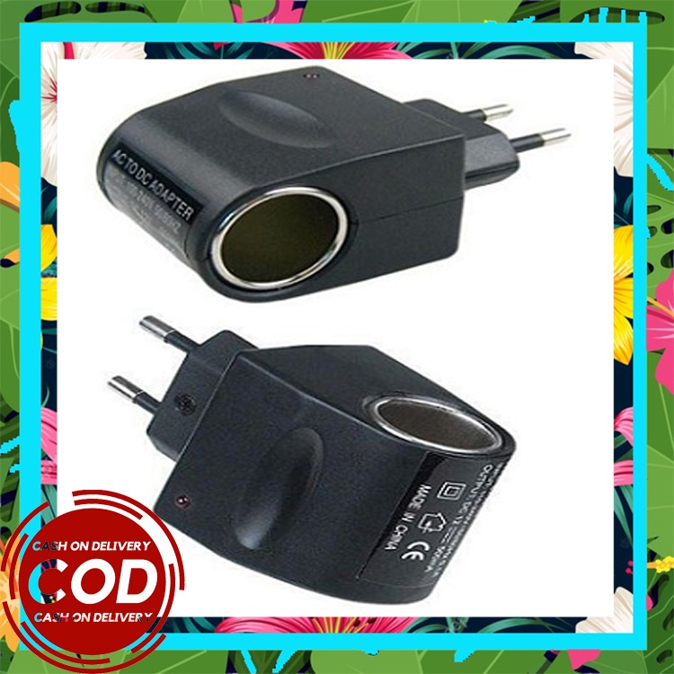 [Free Packing] ADAPTOR COLOKAN LIGHTER  AC KE DC / Adaptor Switch Saver AC to DC/ Colokan Car Charge