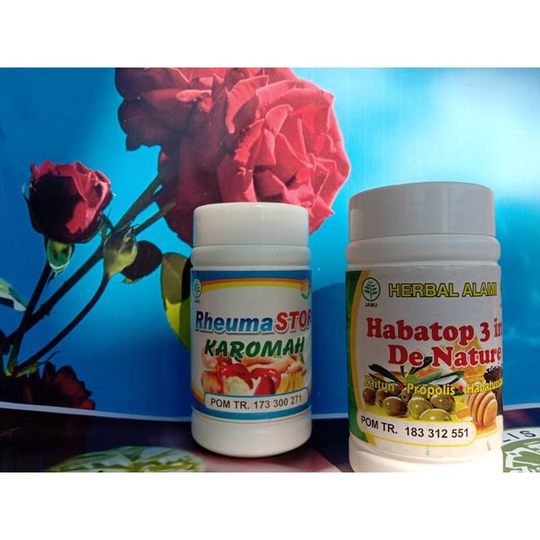 Obat Rematik AMPUH Rheumastop Habatop De Nature ASLI (100% Herbal)