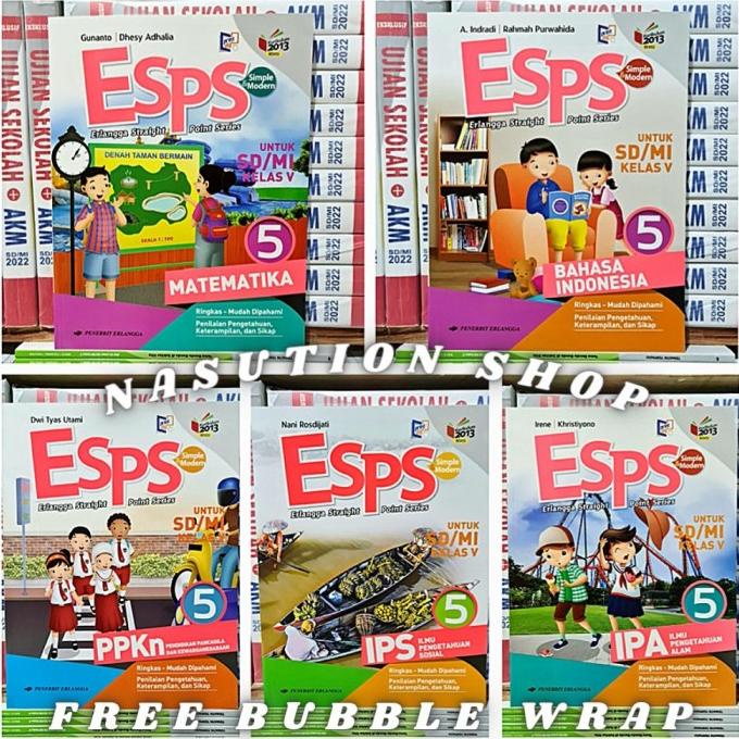 

Paket ESPS kelas 5 SD Erlangga isi 5 Buku Star Seller Termurah