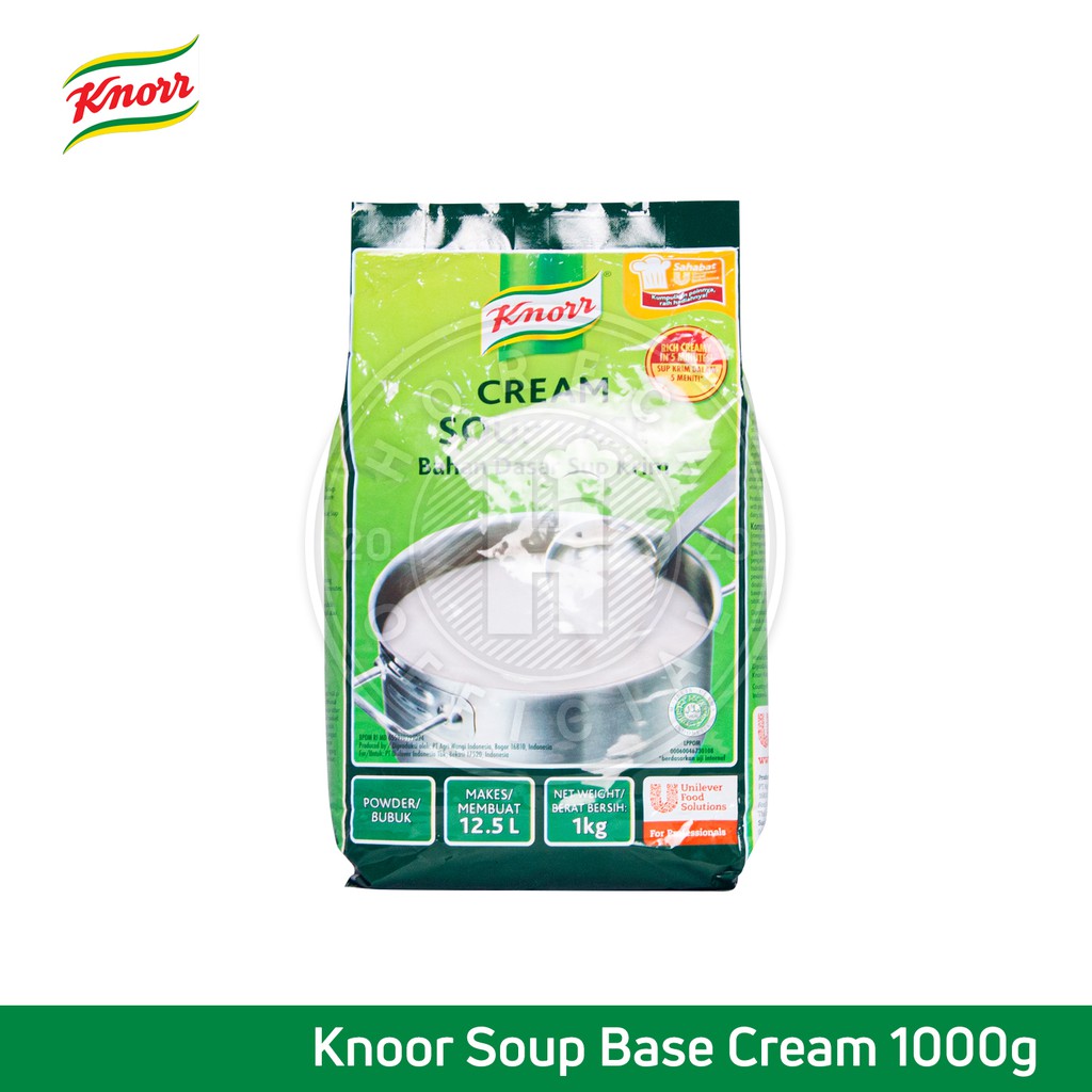 

Knorr Cream Soup Base 1Kg | Knorr Bahan Dasar Sup Krim 1kg