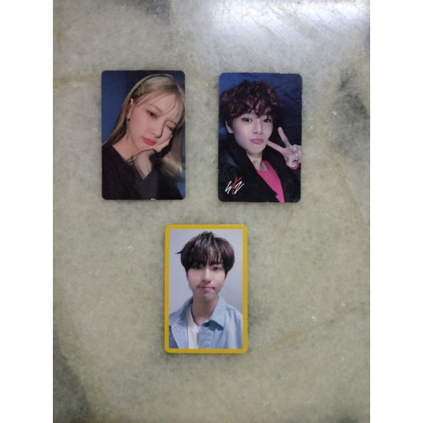 Photocard Straykids Miroh & Yellow Wood, Izone One Reeler