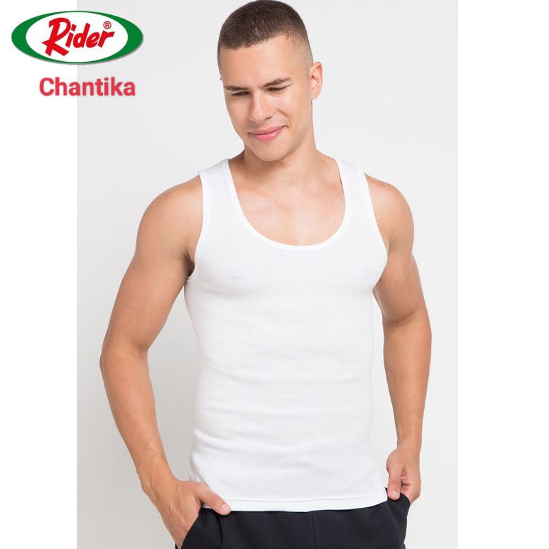 Singlet kaos dalam Lifestyle R244B katun polos Original