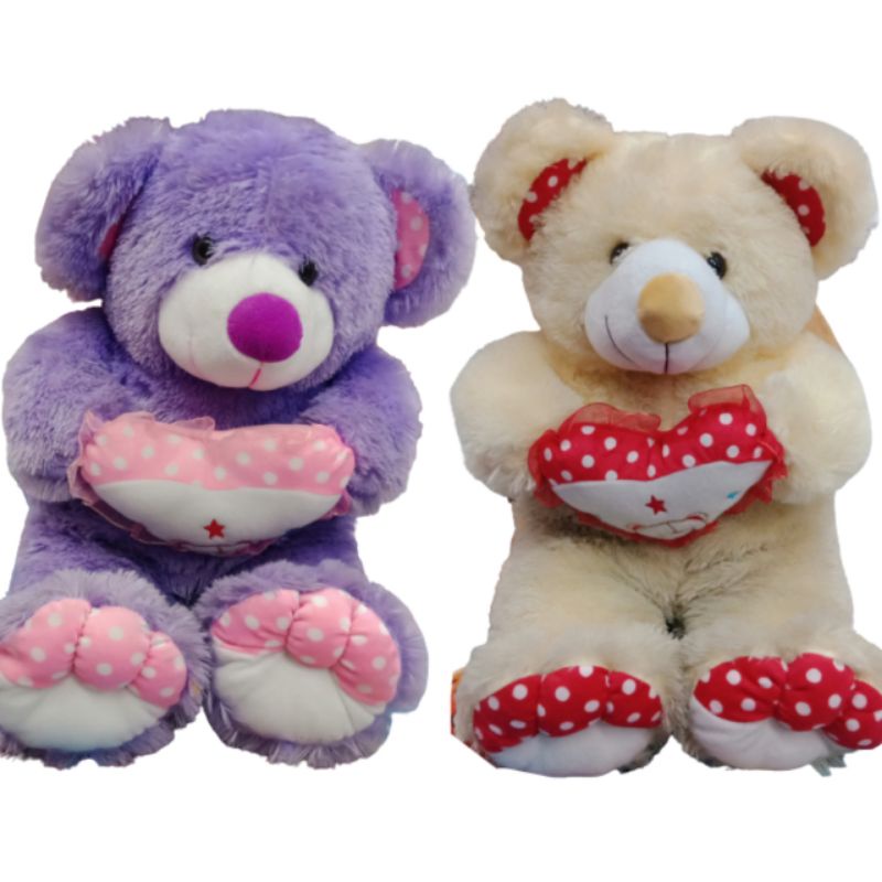 BONEKA BERUANG/TEDDY BEAR BAHAN DAKRON UKURAN XL (TINGGI 60CM)