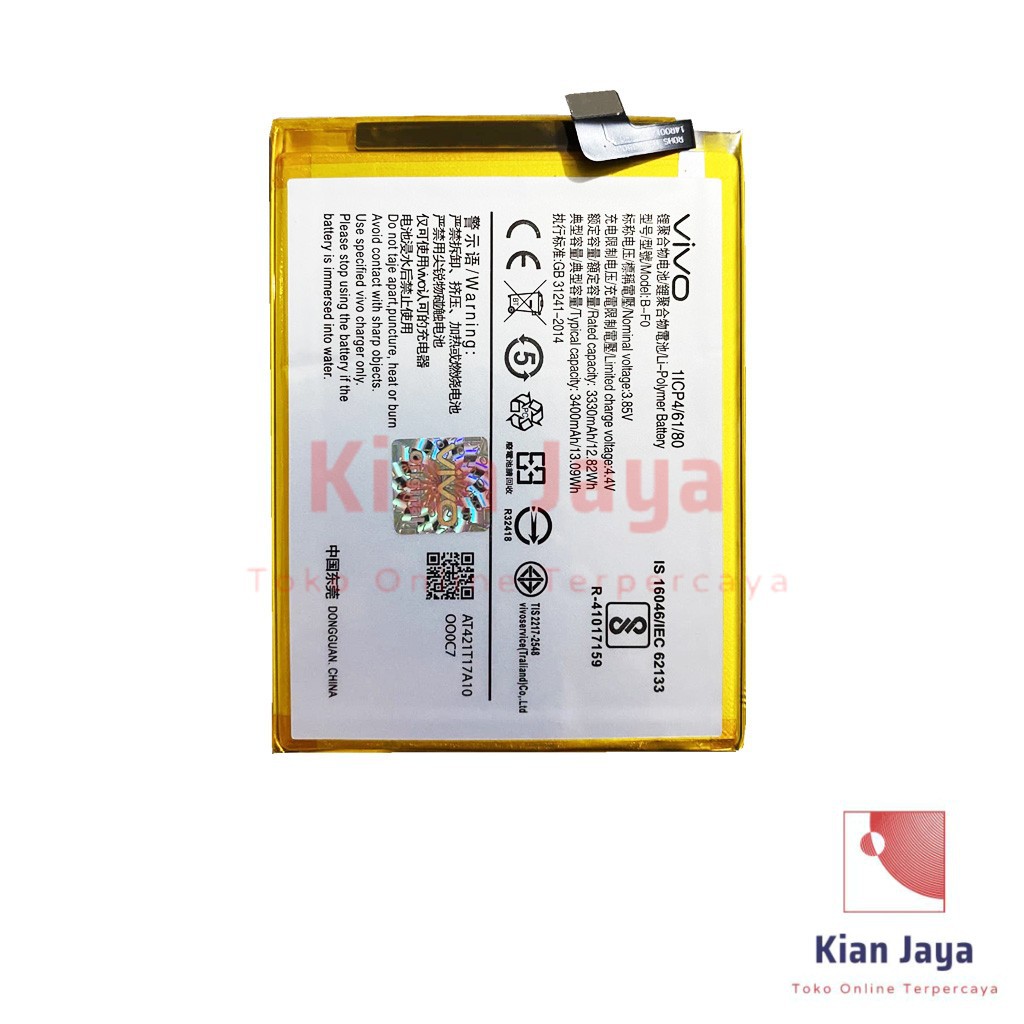 Baterai Vivo V11 Pro / B-F0 Original OEM Batre Batrai Battery Hp BF0 Ori