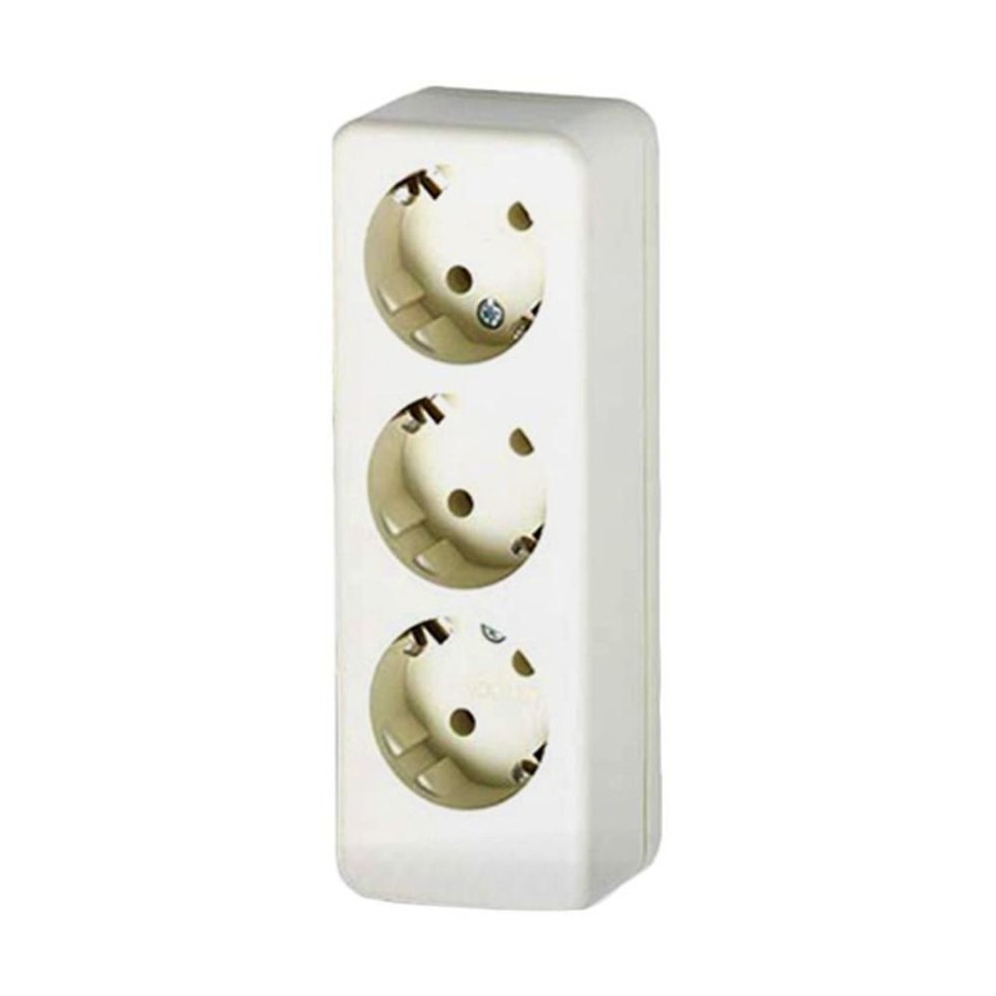 STOP KONTAK 3 LUBANG TANPA KABEL COLOKAN 3 LUBANG TANPA KABEL TERMINAL 3 LUBANG