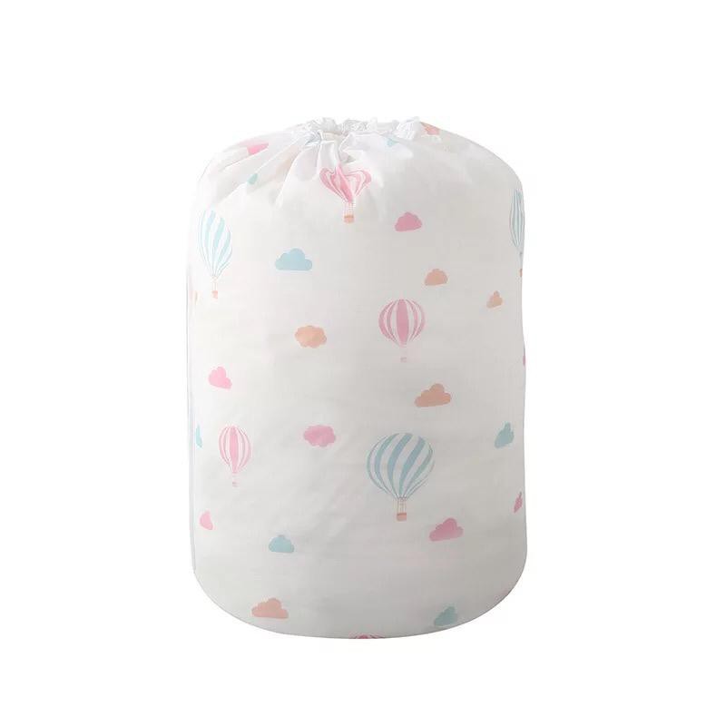 Storage Bag BESAR PANJANG / Tas Tempat Penyimpanan Selimut Baju Bedcover Ukrn kcl [70*32cm]