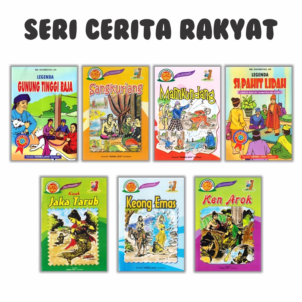 Jual Buku Cerita Anak Bergambar Cerita Rakyat Ken Arok Keong Mas Jaka