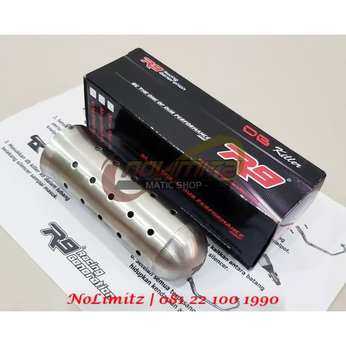 DB Killer Peredam Suara Knalpot R9 Misano Matic NMAX Aerox 155 Vario