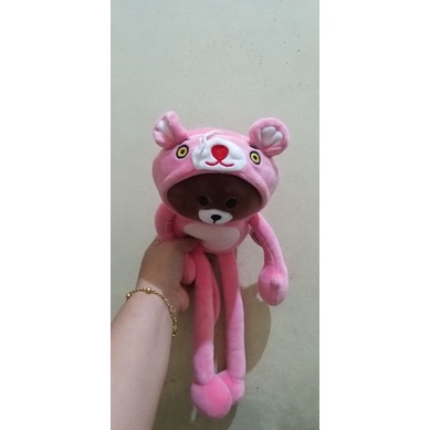 Boneka brown kostum pink panther