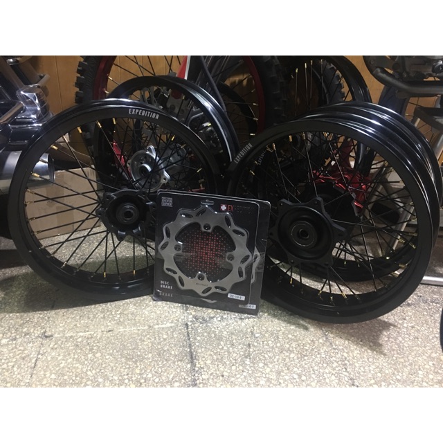 Velg set expedition honda crf 150 R modif supermoto
