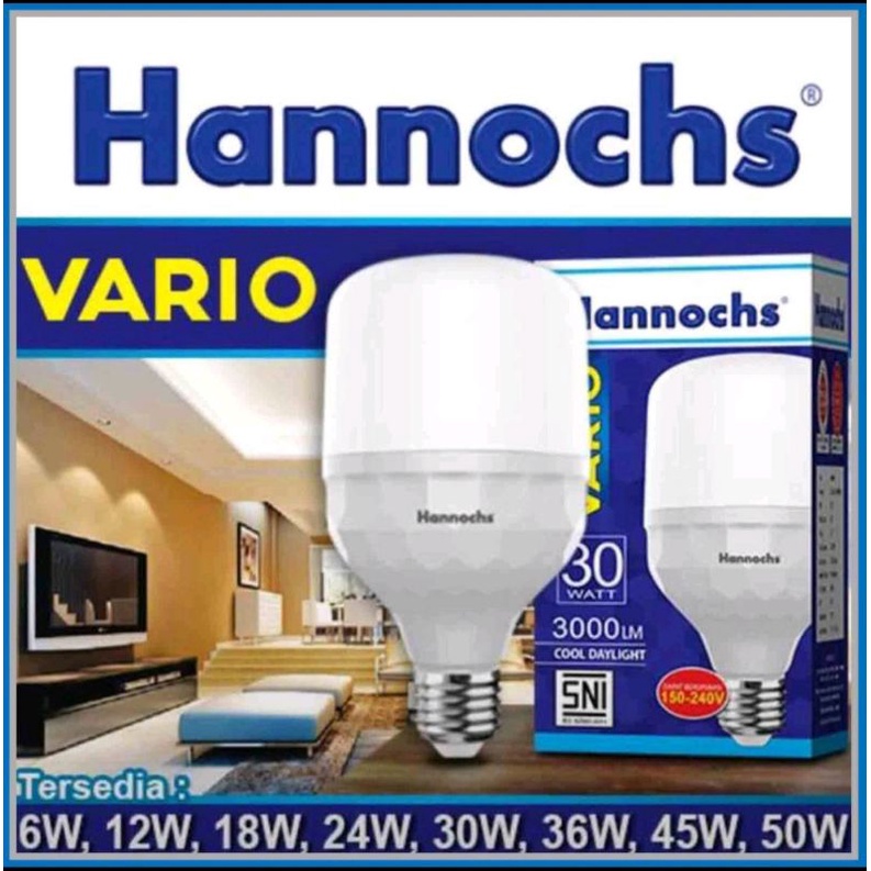 Lampu LED / Bohlam LED Hannochs VARIO 36 Watt - SNI Hannochs Murah