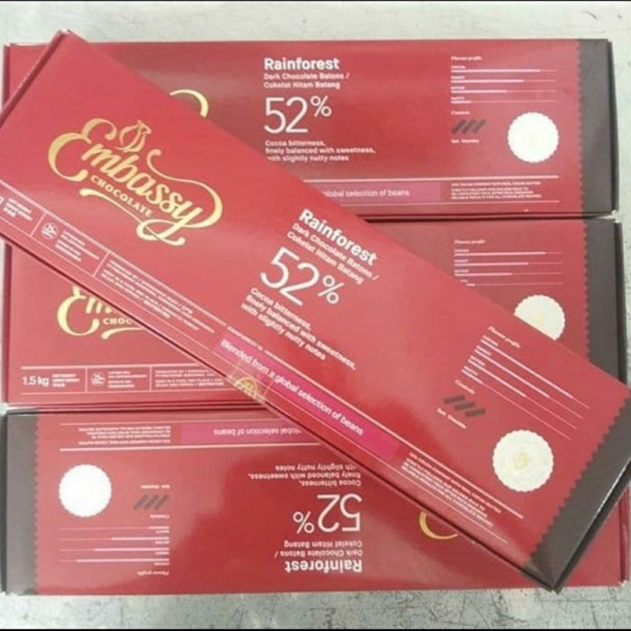 

Tulip Chocolate Batons (Stick) Rainforest 50% - 1.5KG