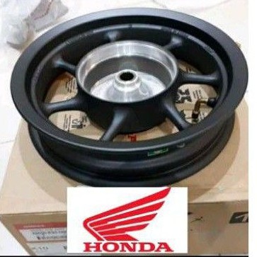 velg belakang racing belakang new scoopy f1 2017 hitam ring 12 ori honda