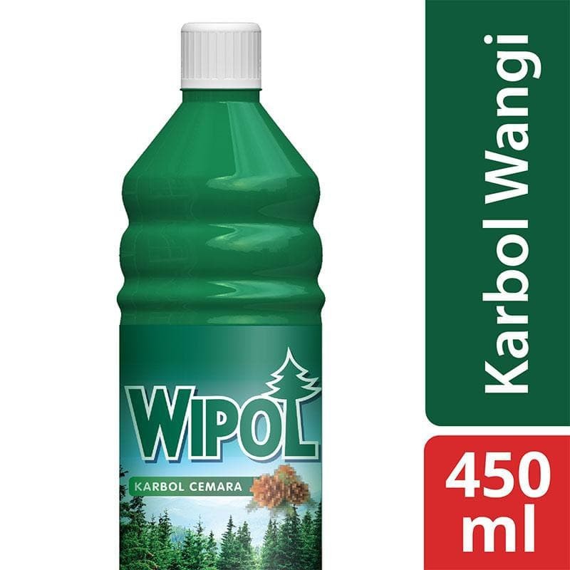 Wipol Karbol Cemara Botol 450 ml