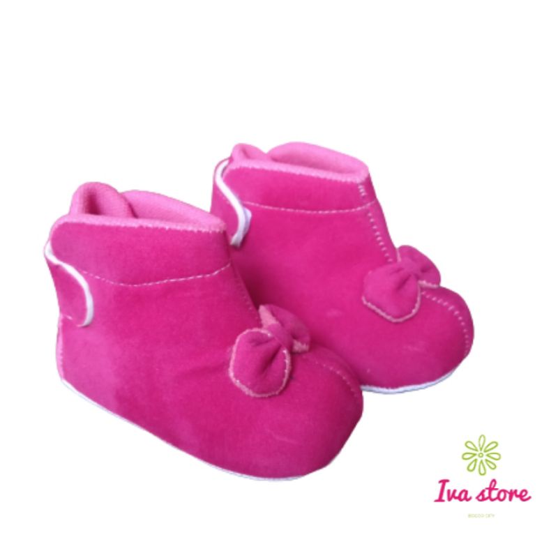 Sepatu bayi perempuan boot pre walker lucu free bungkus kado