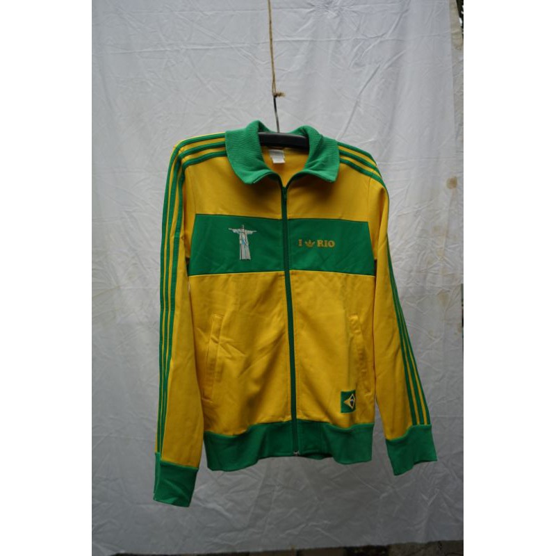 jaket tracktop adidas ilove rio dejaneiro Original (Second) size M fit L