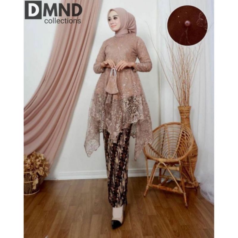 KEBAYA BROKAT MODERN - KEBAYA TUNIK TILLE CANTIK - TUNIK MAURI - TUNIK AZALEA - TUNIK KEKINIAN - DFS