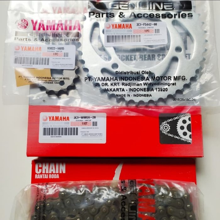 GEAR SET YAMAHA VIXION OLD  BARANG ORI YGP