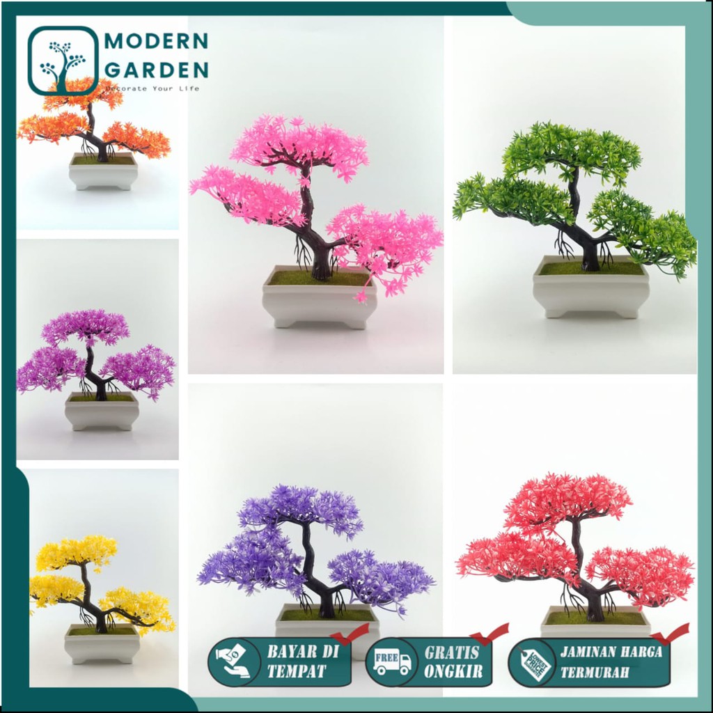  COD Tanaman Hias Bunga Bonsai  BP8813 Bunga Artifisial 