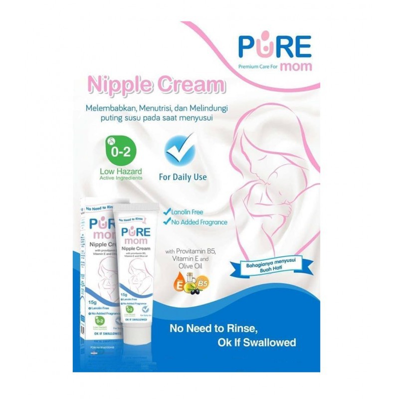 Pure Mom Nipple Cream - 15 gr
