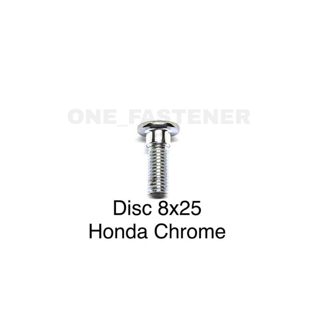 BAUT Disc CAKRAM piringan HONDA M8x25 CHROME 8X25 bebek karisma revo