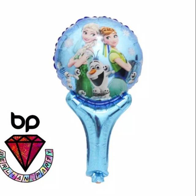 Balon foil pentungan frozen / Balon tongkat frozen