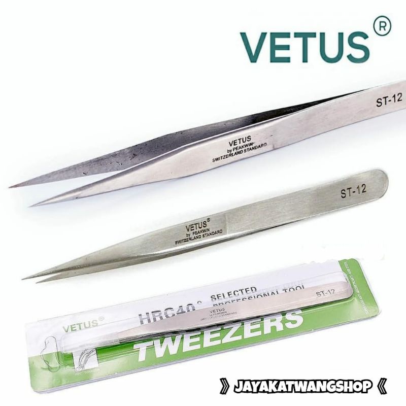 VETUS TWEEZERS / TWEEZER PINSET STAINLESS ST-12 ORIGINAL