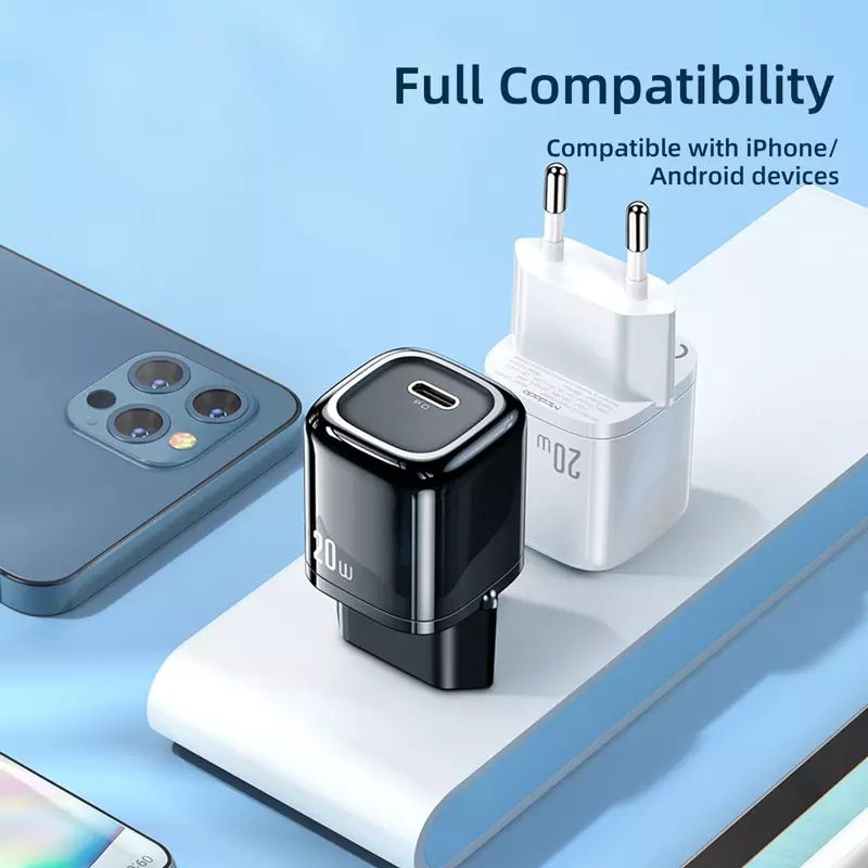 Mcdodo 20W Fast Charger Adaptor IP Series USB C Port Quick Charger