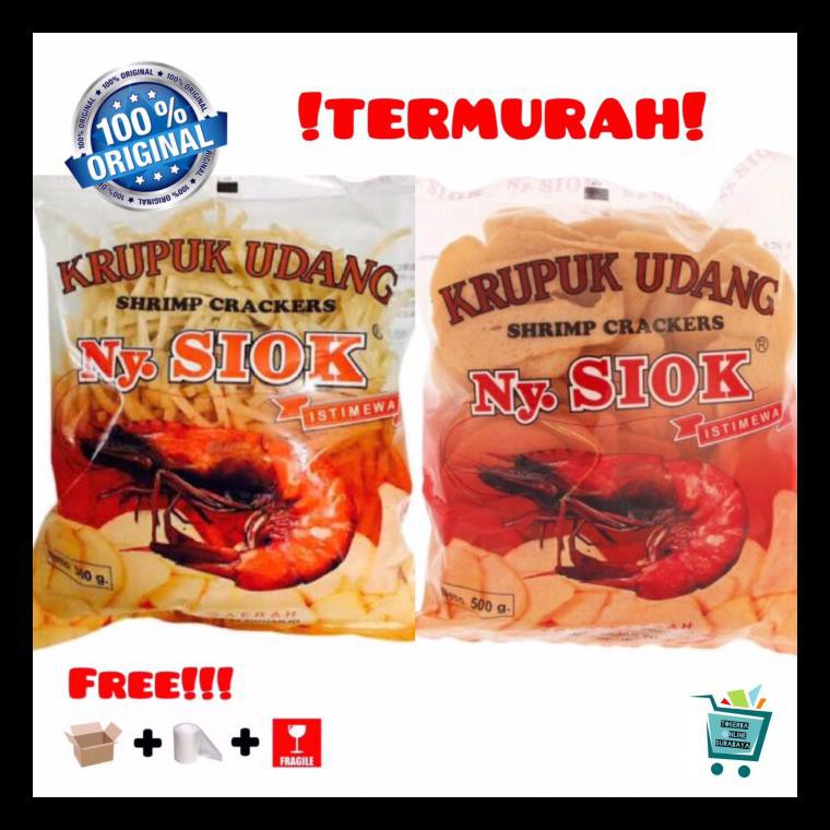 

NEW! KERUPUK UDANG NY SIOK STIK / OVAL 500GR - OVAL PALING MURAH