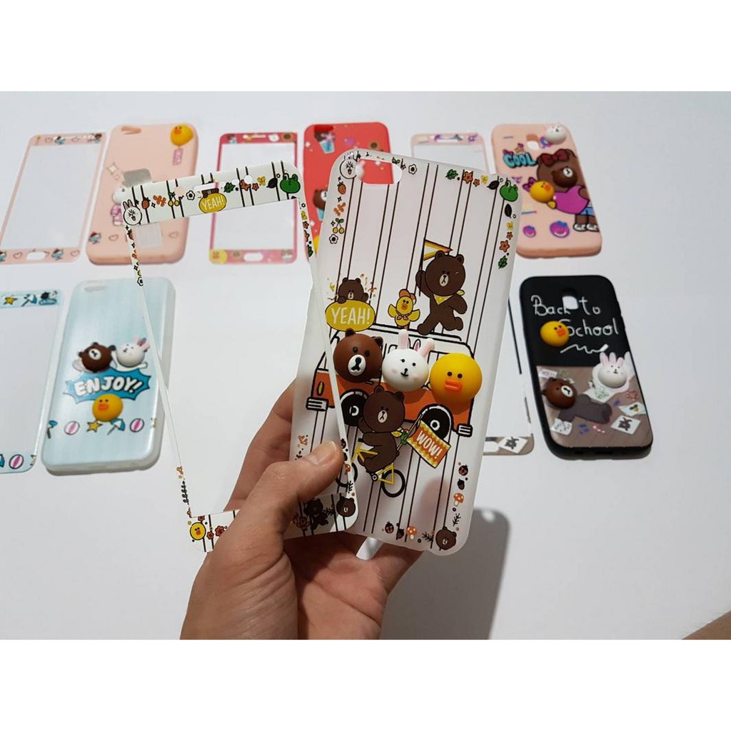 Casing Softcase silicon 360 Tempered samsung J7 pro 2017