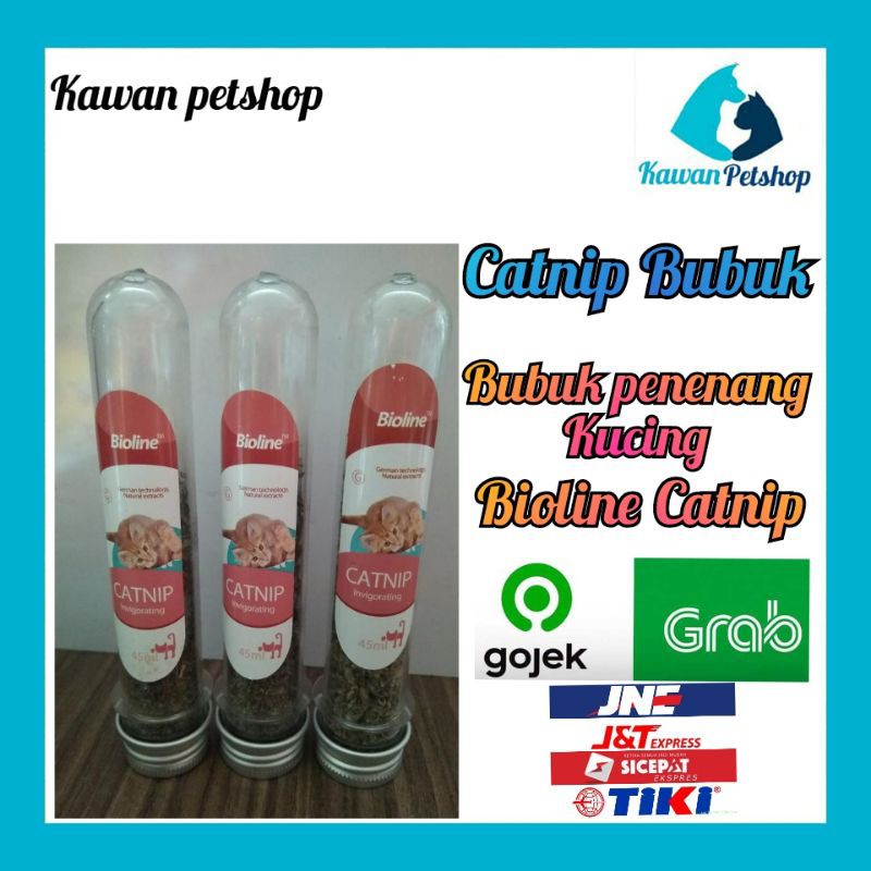 Catnip Penenang Hewan - bioline Catnip Bubuk kucing