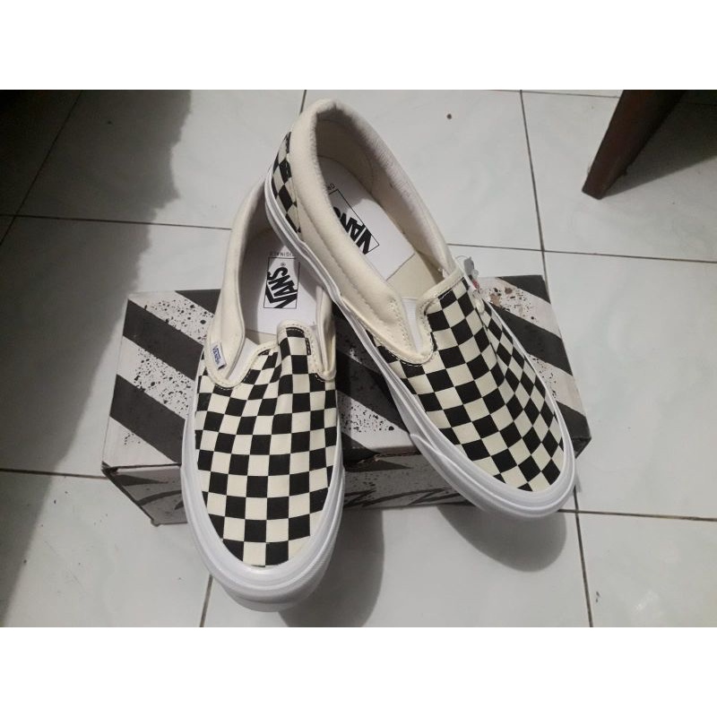 vans slip on og lx checkerboard ss 2020