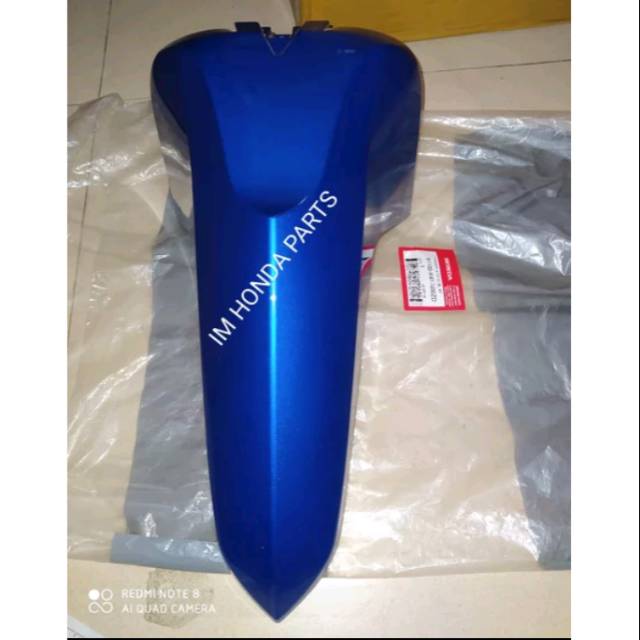 Spakbor depan Honda Supra x 125 fi 2014 biru original