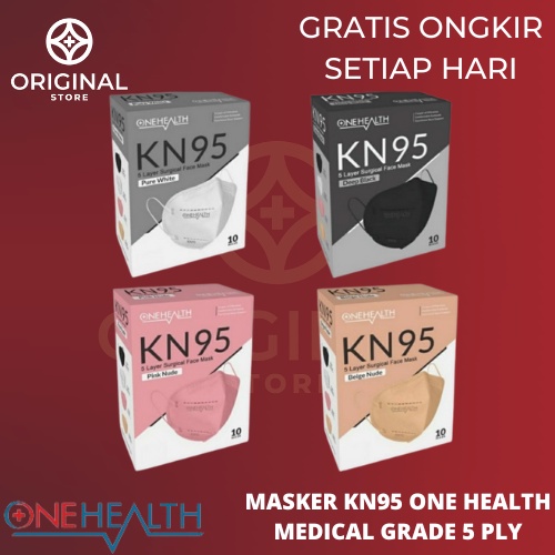 Masker KN95 5 Layer Surgical Face Mask OneHealth