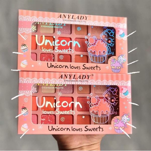 new EYESHADOW ANYLADY Palette Unicorn Loves Sweets 800