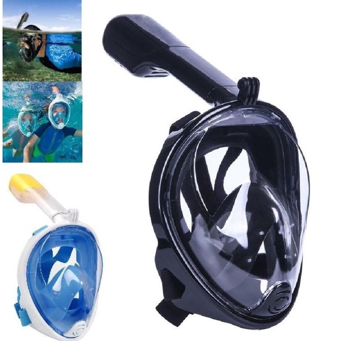 Kacamata Snorkling Snorkeling Menyelam Permukaan Full Face Mask Renang