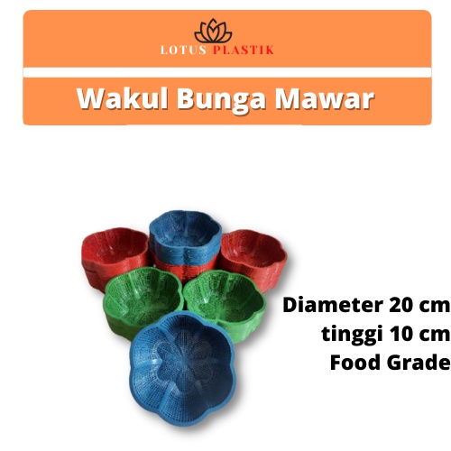 wakul nasi hajatan waskom mawar plastik wakul nasi jaring souvenir hajatan murah keranjang wakul nas