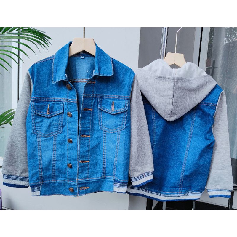 JAKET JEANS ANAK/ JAKET DENIM/ JAKET HOODIE