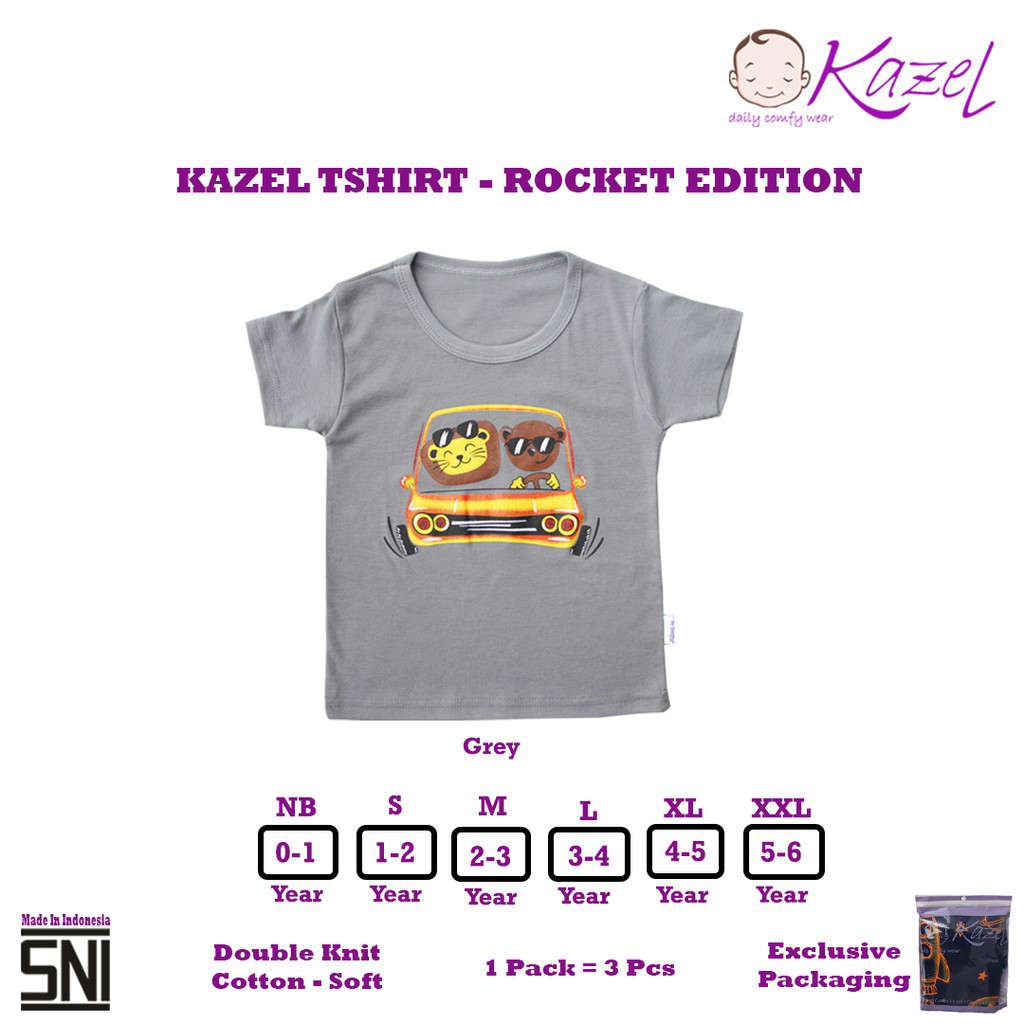 Kazel Tshirt Rocket Edition Uk. NB-XXL